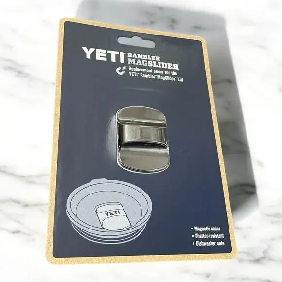 Genuine Yeti Magslider Magnetic Slide Piece for Rambler Tumbler Lid Black OE - Picture 11 of 11